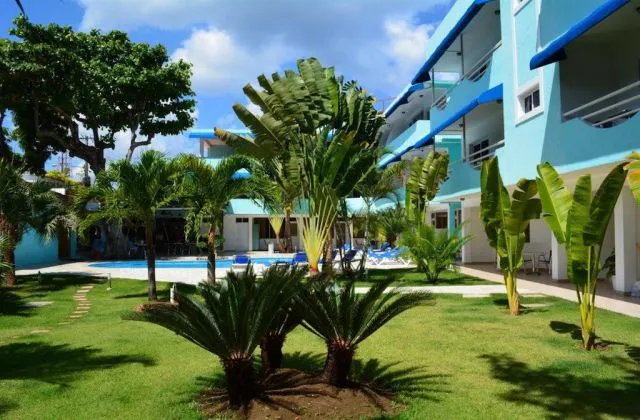 New Garden Hotel Sosua Republica Dominicana jardin tropical